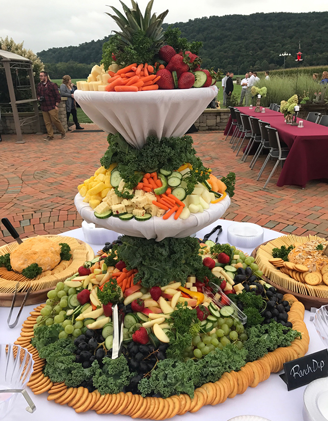 Fruit and Veggie Tower
